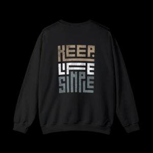 W2W Keep Life Simple Crewneck Sweatshirt